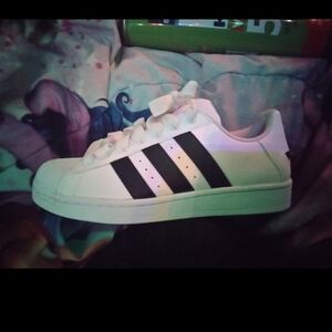 Adidas White and Black Sneakers